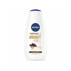 nivea pampering body wash cocoa & shea butter
